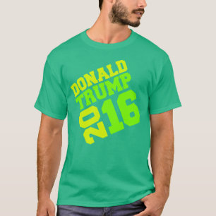 T-shirt Vert au néon de Donald Trump 2016