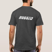 T-shirt Vert blanc Yo Man Ce que vous voulez Mug Shot Comi (Dos)