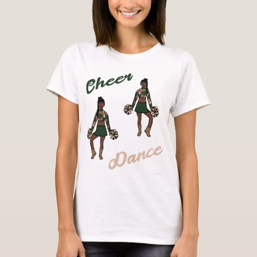 T-shirt vert Cheer/Dance) (Devant)