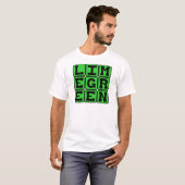 T-shirt Vert Citron, Couleur (Devant entier)