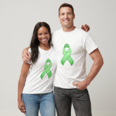 T-shirt vert clair de ruban de conscience (Unisexe)
