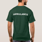 T-shirt vert d'ambulance (Dos)