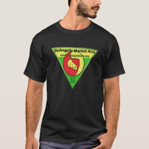 T-shirt vert d'arts martiaux de DeAngelis