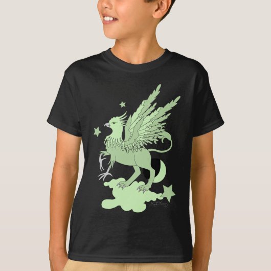 T-shirt Vert d'avocat de Gryphon (Devant)