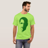 T-shirt vert de Barack Obama (Devant entier)