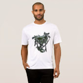 T-shirt Vert de BMX (Devant entier)