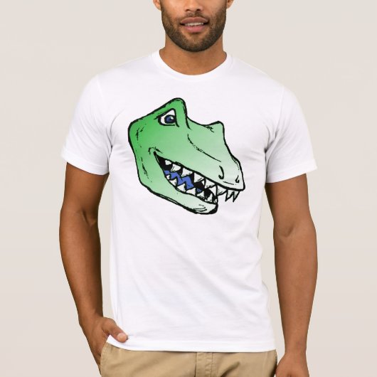 T-shirt Vert de Dinosorio (Devant)