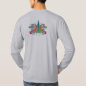 T-shirt Vert de douille de version de couleur de (Dos)