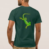 T-shirt vert de Gecko (copie arrière) (Dos)