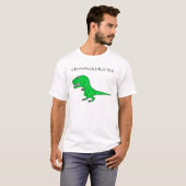 T-shirt Vert de Grumpasaurus Rex (Devant entier)