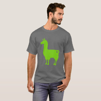 T-shirt vert de lama