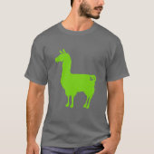 T-shirt vert de lama (Devant)