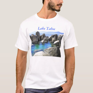 T-shirt vert de l'eau du lac Tahoe