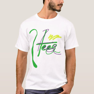 T-shirt Vert de legs