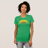 T-shirt vert de l'équipe (Devant entier)