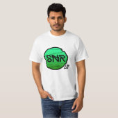 T-shirt vert de logo de SNR (Devant entier)