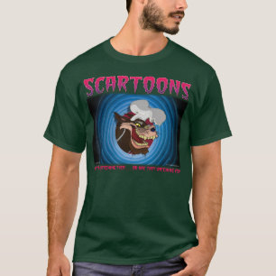 T-shirt vert de loup de SCARTOONS