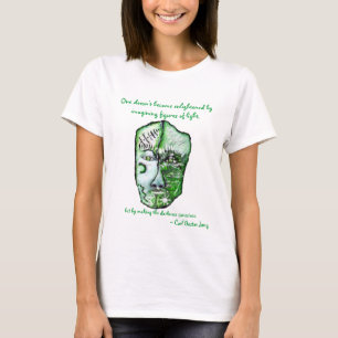 T-shirt vert de masque
