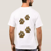 T-shirt Vert de mousse africain de style de léopard (Dos)