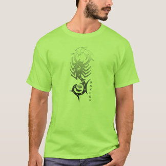 T-shirt vert de Scorpion