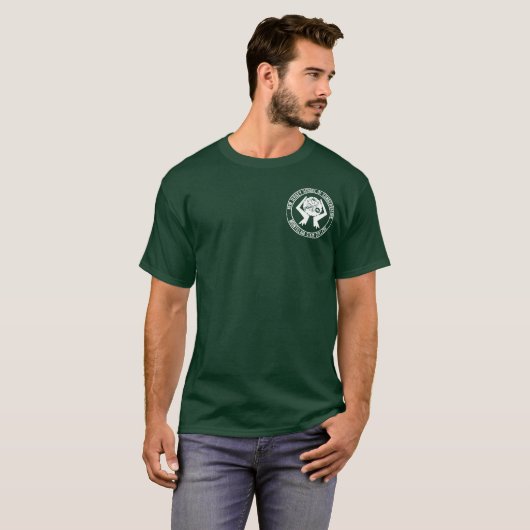 T-shirt vert de SOC (Devant entier)