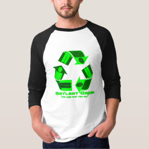 T-shirt Vert de Soylent vous êtes qui vous mangez. T-shir
