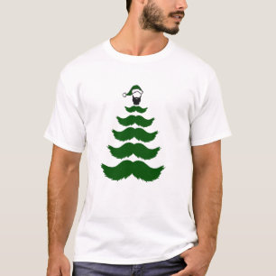 T-shirt Vert de Topper d'homme de barbe d'arbre de Noël de