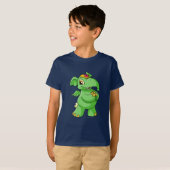 T-shirt Vert d'Elephante (Devant entier)