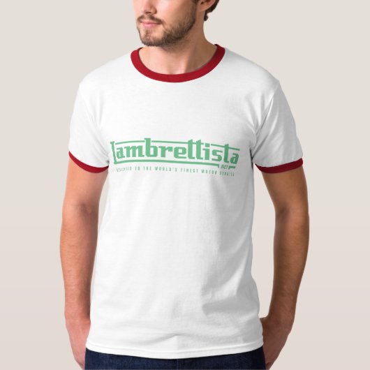 T-shirt vert des textes de vieille école de (Devant)