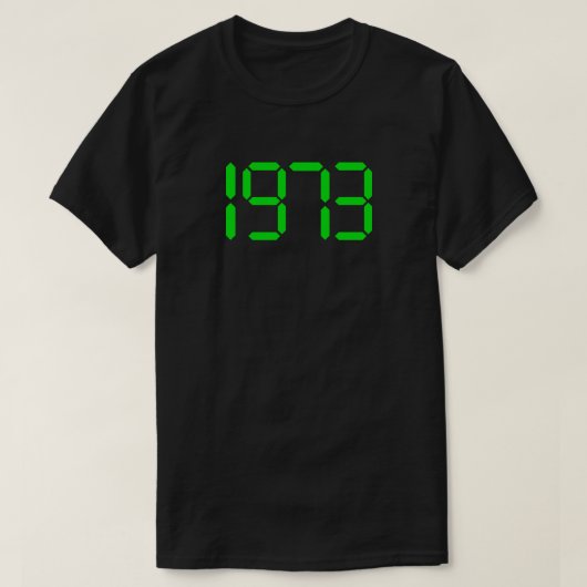 T-shirt vert Digital 1973 Droits d'avortement (Design devant)