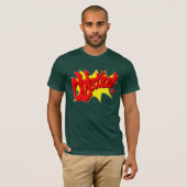 T-shirt vert d'objection (Devant entier)