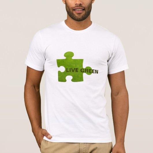 T-shirt vert en direct ! (Devant)
