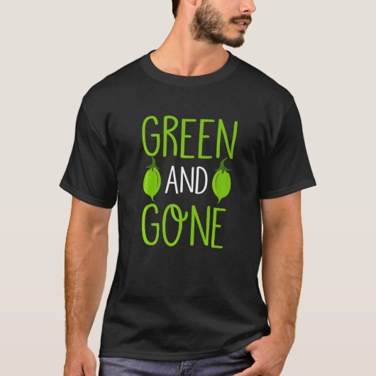 T-shirt Vert Et Partis (Devant)