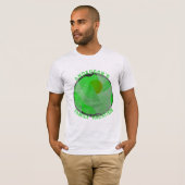 T-shirt vert famille (Devant entier)