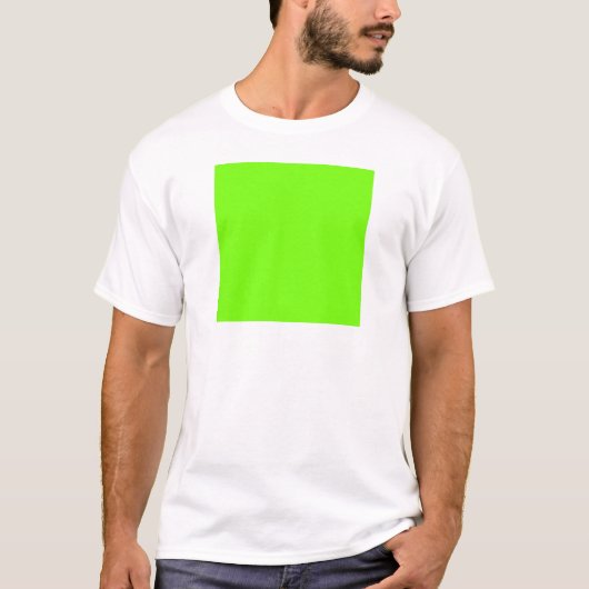 T-shirt Vert fluorescent (Devant)