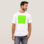 T-shirt Vert fluorescent (Devant entier)