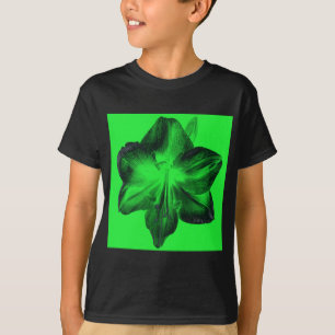 T-shirt Vert foncé sur vert clair Amaryllis
