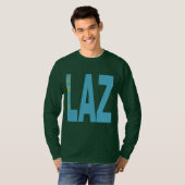 T-shirt vert foret manches longues LAZIO GOLF (Devant entier)