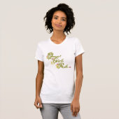 T-shirt Vert futé de règle de filles (Devant entier)