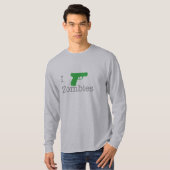 T-shirt Vert II de zombi (Devant entier)