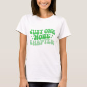 T-shirt Vert juste un de plus livre de chapitre amour (Devant)