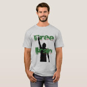 T-shirt Vert libre de l'Iran (Devant entier)