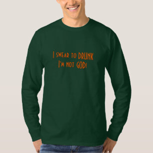 T-shirt vert long Jour de l'Saint Patrick amusant
