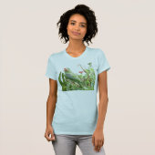 T-shirt vert Lorikeet Jersey Bird (Devant entier)