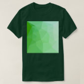 T-shirt Vert mer foncée Abstrait faible Arrière - plan en  (Design devant)