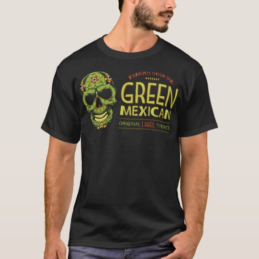 T-shirt vert mexicain1 (Devant)