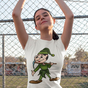 T-shirt vert nain