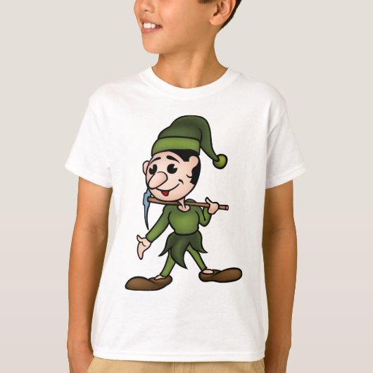 T-shirt vert nain (Devant)