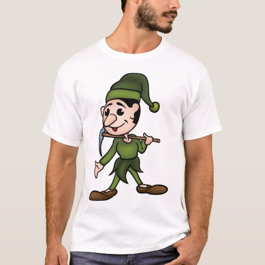 T-shirt vert nain (Devant)