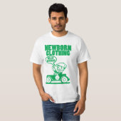 T-shirt vert newborn2 (Devant entier)